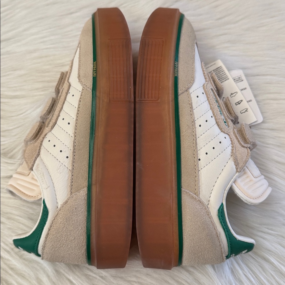Adidas x Ivy Park Women’s Super Sleek 3 Strap Wonder White Gum Sneakers 5.5 - Picture 13 of 16